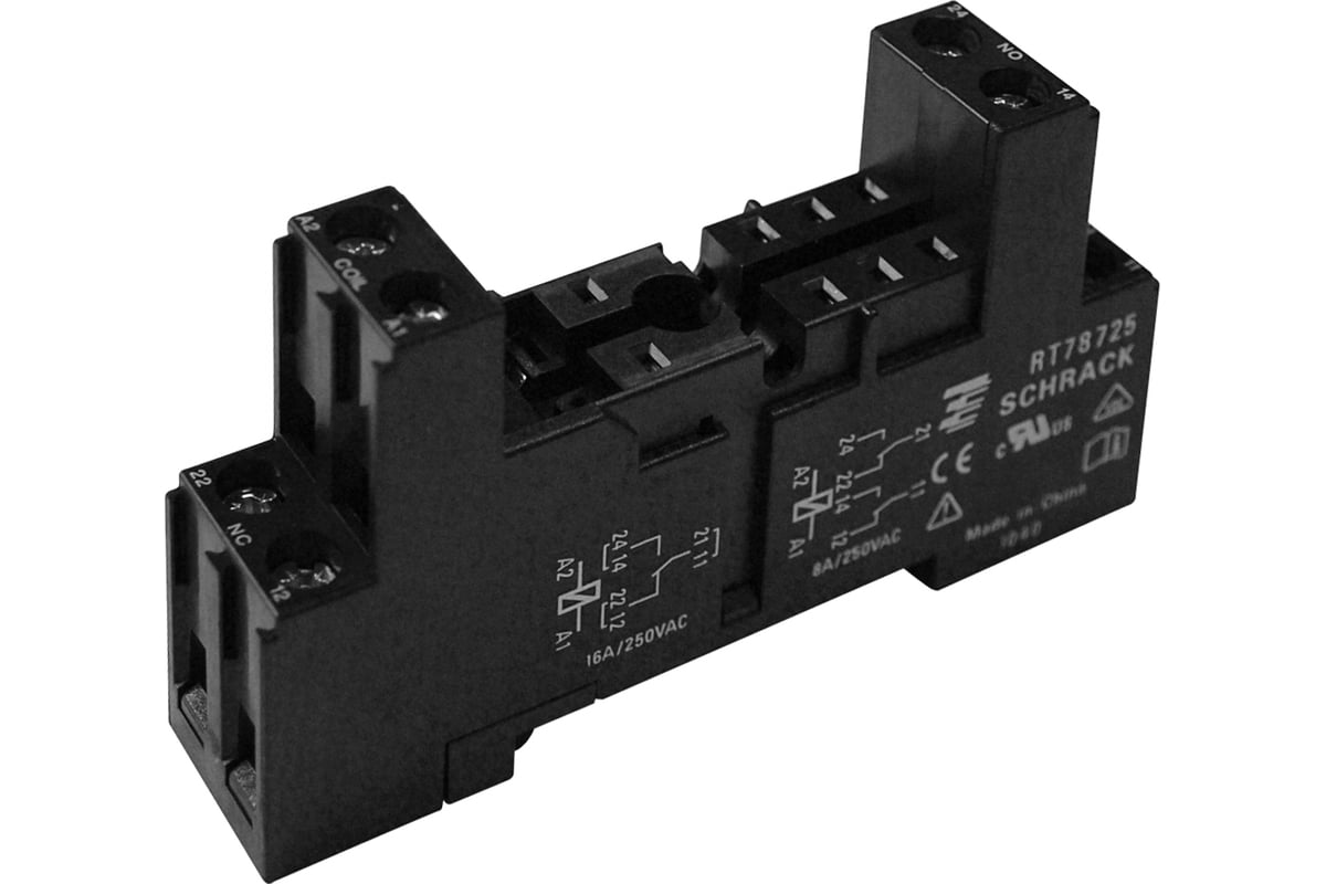 Колодка для реле Schrack Technik RT… артикул Австрия RT78725 - выгодная ...