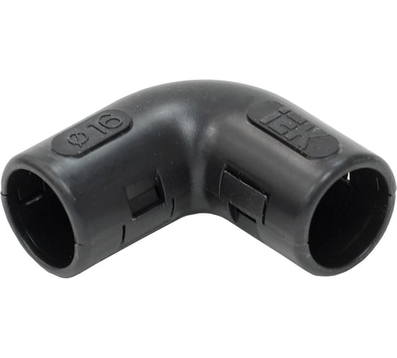 Открывающийся поворот IEK на 90градусов CI16G черный CTA10D-CIG16-K02-050