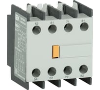 Приставка IEK ПКИ-13 дополнительные контакты 1з+3р KPK10-13