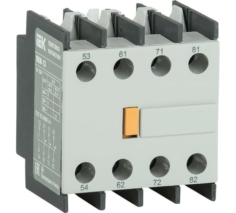 Приставка IEK ПКИ-13 дополнительные контакты 1з+3р KPK10-13