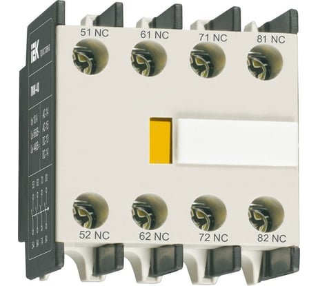 Приставка IEK ПКИ-40 дополнительные контакты 4з KPK10-40