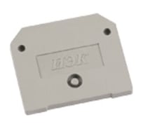 Заглушка для наборного зажима ЗНИ-10мм2 IEK JXB70A серый YZN10D-ZGL-010-K03