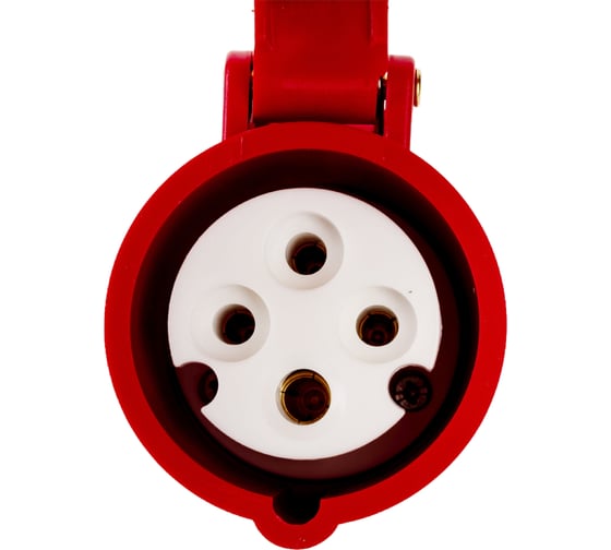 Переносная розетка IEK ССИ-214, 16А-6ч/380-415В, 3Р+РЕ, IP44, MAGNUM PSN22-016-4