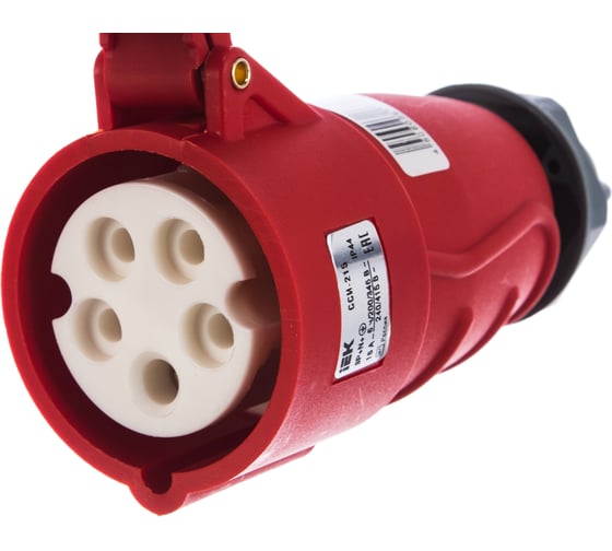 Переносная розетка IEK ССИ-215, 16А-6ч/200/346-240/415В, 3Р+РЕ+N, IP44, MAGNUM PSN22-016-5