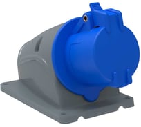 Стационарная розетка IEK ССИ-113, 16А-6ч/200-250В, 2Р+РЕ, IP44, MAGNUM PSN11-016-3