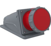 Стационарная розетка IEK ССИ-134, 63А-6ч/380-415В, 3Р+РЕ, IP67, MAGNUM PSN12-063-4