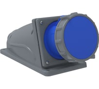 Стационарная розетка IEK ССИ-113, 63А-6ч/200-250В, 2Р+РЕ, IP67, MAGNUM PSN11-063-3