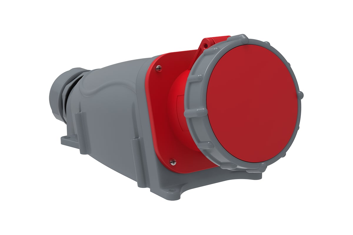 Стационарная розетка IEK ССИ-135, 63А-6ч/200/346-240/415В, 3Р+РЕ+N ...