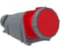 Стационарная розетка IEK ССИ-135, 63А-6ч/200/346-240/415В, 3Р+РЕ+N, IP67, MAGNUM PSN12-063-5 1