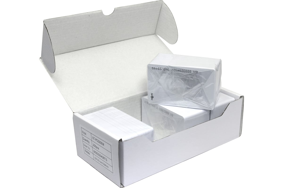 Карта доступа Smartec ST-PC020EM тонкая EM-Marine 200 шт. 6001601 ...