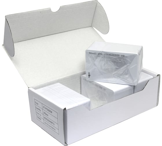 Карта доступа Smartec ST-PC020MF тонкая Mifare 200 шт. 6001603