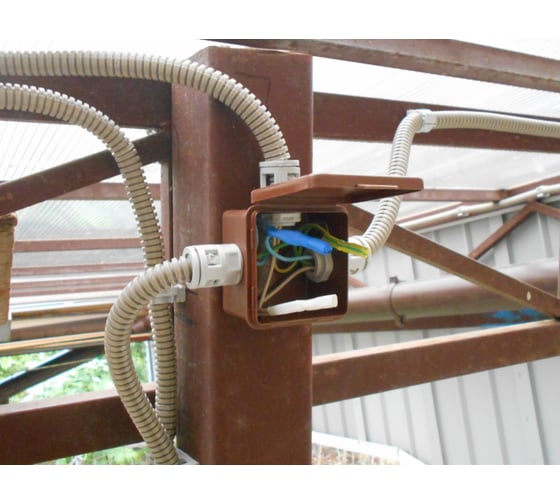 Вводная муфта Промрукав для гофрированных труб серая ВМ-ГТ-16 1шт PR08 ...