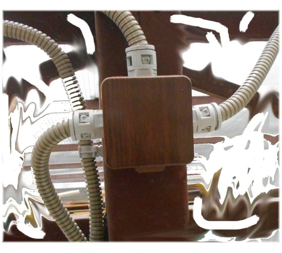 Вводная муфта Промрукав для гофрированных труб серая ВМ-ГТ-16 1шт PR08 ...