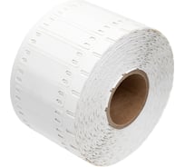 Бирка маркировочная Маркерпром TAG-T2H-50x12-102C-1-2(40) под 2 хомута 50x12 мм, в рулоне 2000 шт., втулка 40 мм. mpr01017