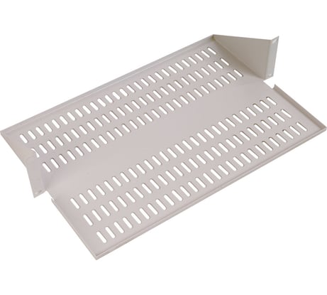 Полка ЦМО с центральным креплением, 2U, 483х303х89, для стоек, серый МС-30.2