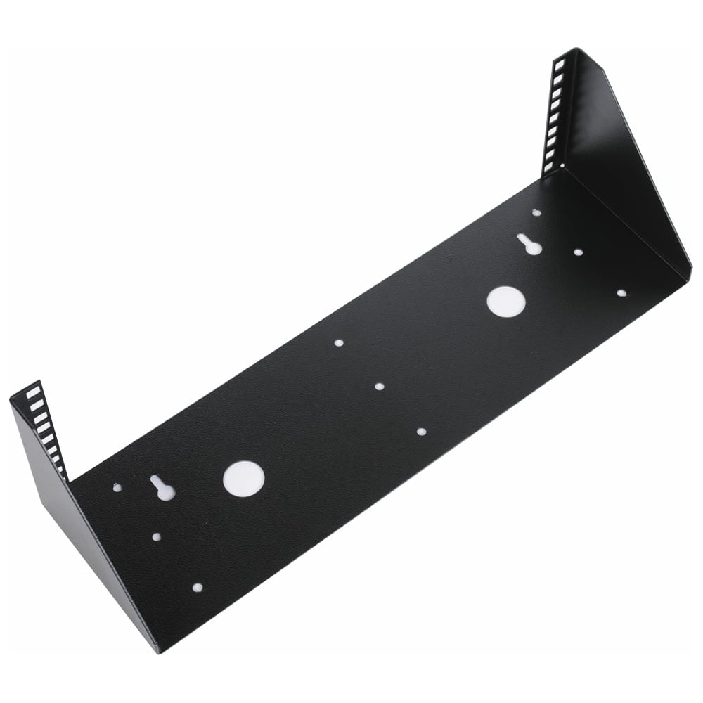 Настенный вертикальный кронштейн ЦМО 3U, черный КНО-В-3U-9005 ...