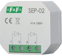 Разделитель сигналов Евроавтоматика F&F SEP-02, питание 12-600В AC/DC, монтаж в монтажную коробку EA09.001.006