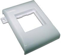 Пластиковый суппорт безвинтовой TWT 45x45, на защелках, в короб 100 мм TWT-CT100-FLM45x45