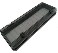 Шарнирное окно PCE на 10 модулей с дымчатым окном IP67 900610s-p