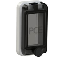 Шарнирное окно на 2 модуля PCE с дымчатым окном IP67 900602s