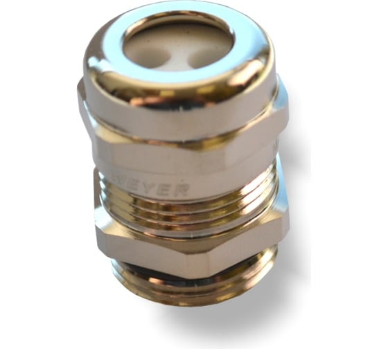 Кабельный ввод WEYER HSM-P11/2x4.5 втулка кабельная, никелированная латунь, нар. PG11 WE6711700