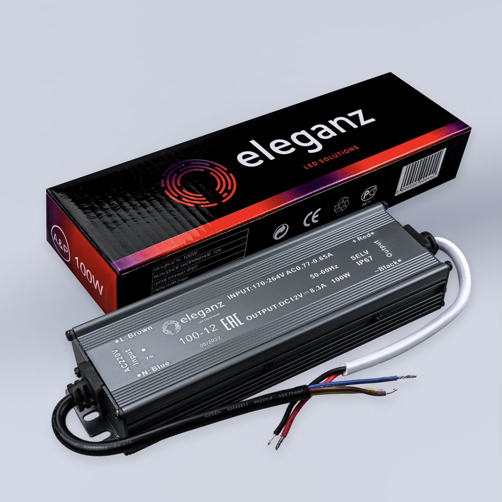 Блок питания Eleganz 12V 100W герметичный IP67 1100 - выгодная цена ...
