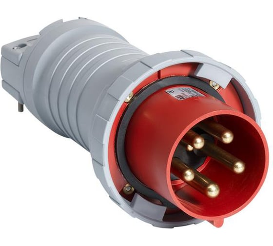 Кабельная вилка ABB 125А, 3Р+N+E, IР67, переносная, 415В, CEWE 2CMA166828R1000