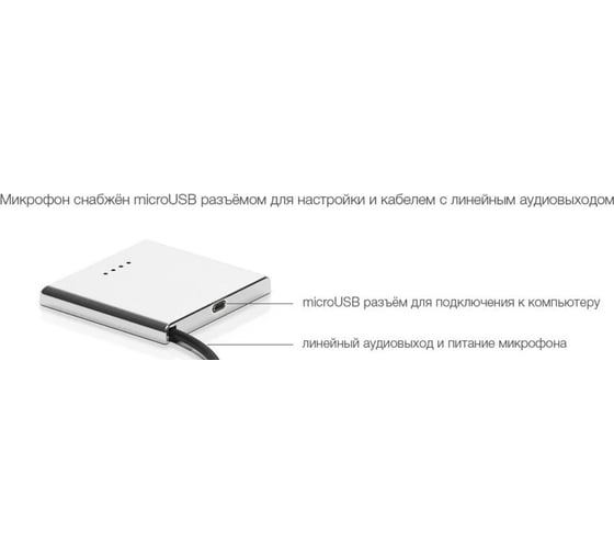 Направленный микрофон с аналоговым и USB-выходом Stelberry M-2100 АВ5013754