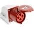 Розетка Smartbuy стационарная наружная 114 3Р+РЕ 16А 380В IP44, SBE-16-LS4-380 1