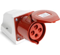 Розетка Smartbuy стационарная наружная 124 3Р+РЕ 32А 380В IP44, SBE-32-LS4-380