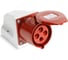 Розетка Smartbuy стационарная наружная 124 3Р+РЕ 32А 380В IP44, SBE-32-LS4-380 1