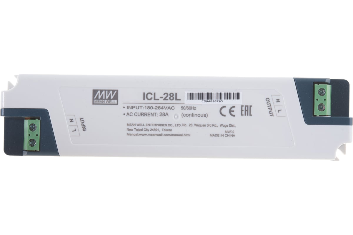 Ограничитель пускового тока Mean Well ICL-28L рабочее напряжение 180 ...