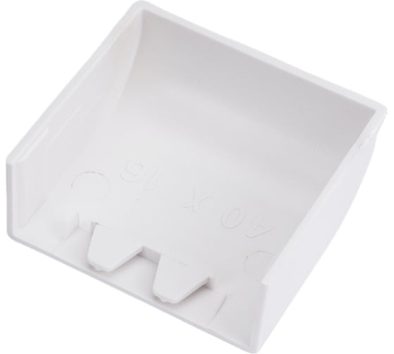 Заглушка EKF PROxima Plast, 4шт белый ecw-40-16x4