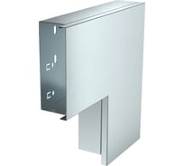 Плоский угол кабель-канала (вместе с крышкой) OBO Bettermann LKM 60x150 мм, сталь оцинкованная 6248012