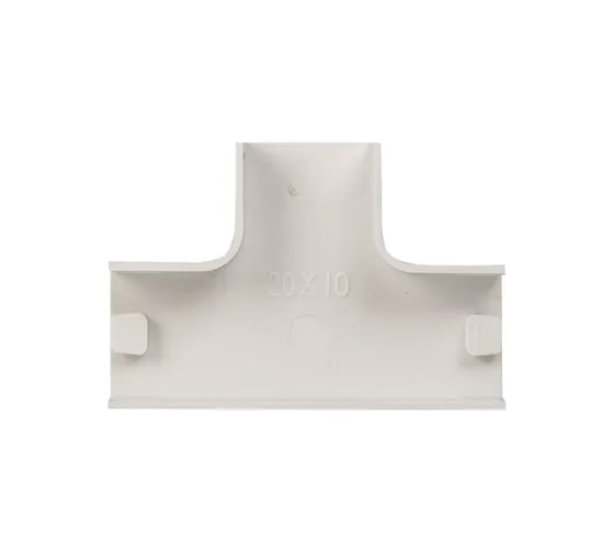 T-образный угол EKF Plast PROxima белый, 4 шт tchw-20-10x4