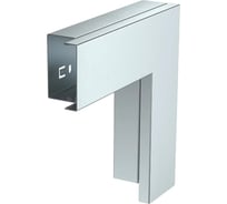 Плоский угол кабель-канала (вместе с крышкой) OBO Bettermann LKM 40x60 мм, сталь оцинкованная 6247504