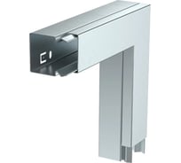 Плоский угол кабель-канала OBO Bettermann (вместе с крышкой) LKM 40x40 мм, сталь оцинкованная 6247490