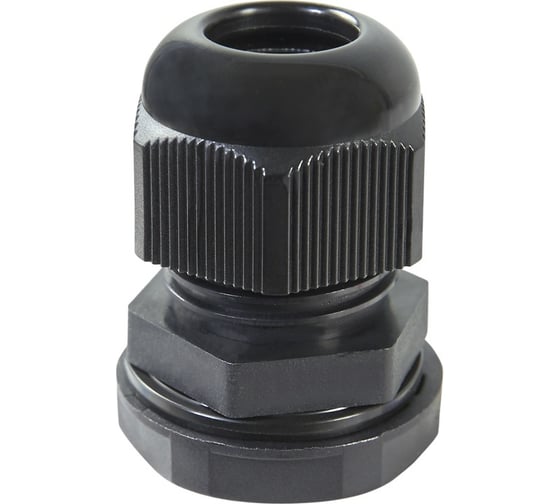 Кабельный ввод HAUPA IP68, M20, цвет черный, упаковка 10шт. 250086 1