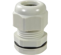 Кабельный ввод HAUPA IP68, PG13,5, цвет серый, упаковка 10шт. 250066