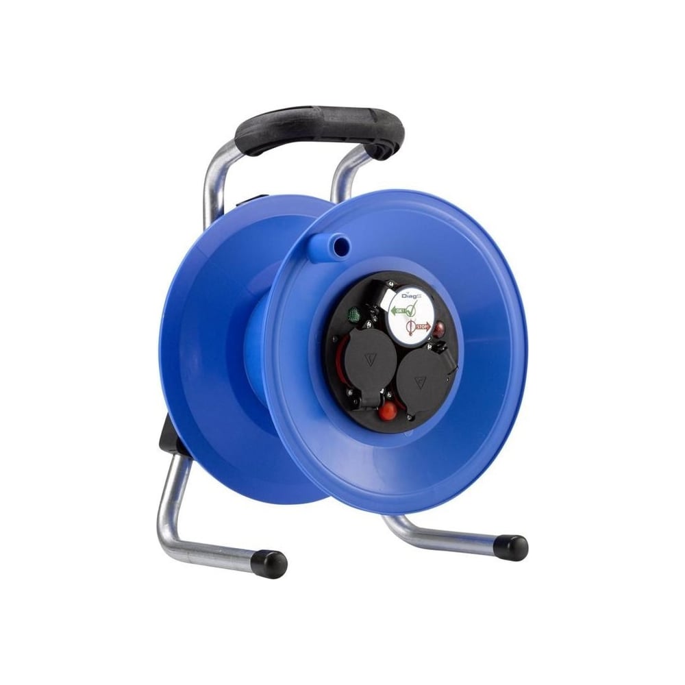 Катушка без провода HEDI пластиковая 3 розетки D=255мм термозащита ...