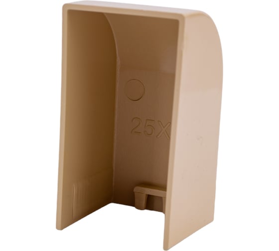 Заглушка EKF PROxima Plast, под светлое дерево, 4 шт ecl-25-25x4
