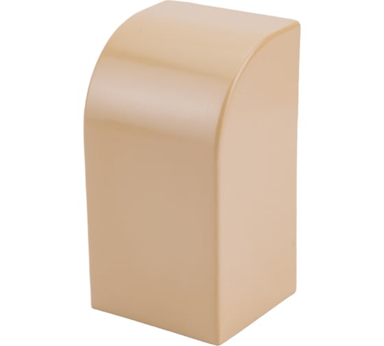 Заглушка EKF PROxima Plast, под светлое дерево, 4 шт ecl-25-25x4