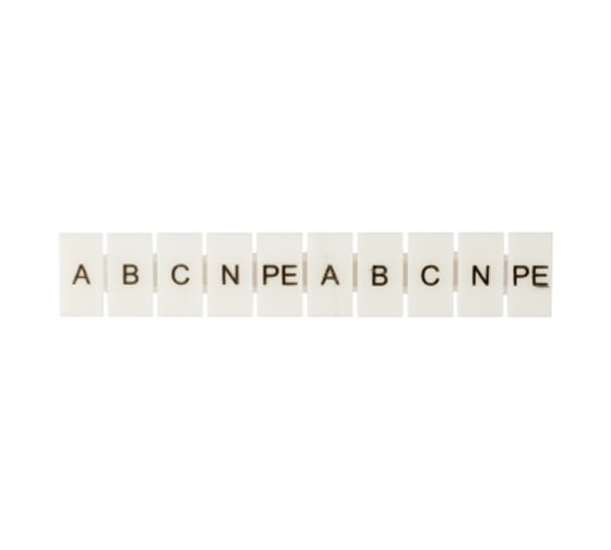 Маркеры EKF PROxima для JXB-ST 1,5, 100шт, с символами "A, B, C, N, PE" zb-st-1.5-A-PE 1