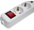 Колодка на 4 гнезда Horoz Electric С/З с выключателем 200-400-402 HRZ00001509 3