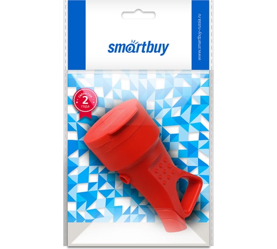 Розетка переносная Smartbuy с кольцом и крышкой каучуковая 230В, 2P+PE, 16A, IP44, красная SBE-16-S08-Rr