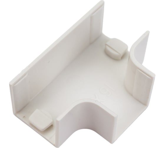 T-образный угол EKF PROxima Plast, 4шт белый tchw-16-16x4