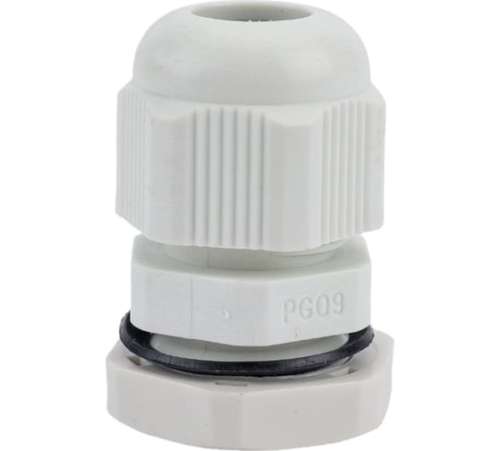 Кабельный зажим Экопласт IP65, внутренний D4-8мм 100 шт PG9 41009 1