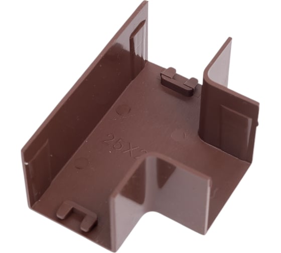T-образный угол EKF PROxima Plast, под темное дерево 4шт tchd-25-25x4
