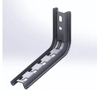 Подвес настенный CABLIDERTRAYS Омега профиль-L быстрой фиксации оцинкованный 240мм S=2,0мм ОП-LБ(сн)-200