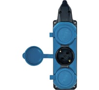 Колодка удлинителя TOKOV ELECTRIC 3-м с заземлением 16А IP44 каучук синий TOKOV TKE-C08-KK3-Z